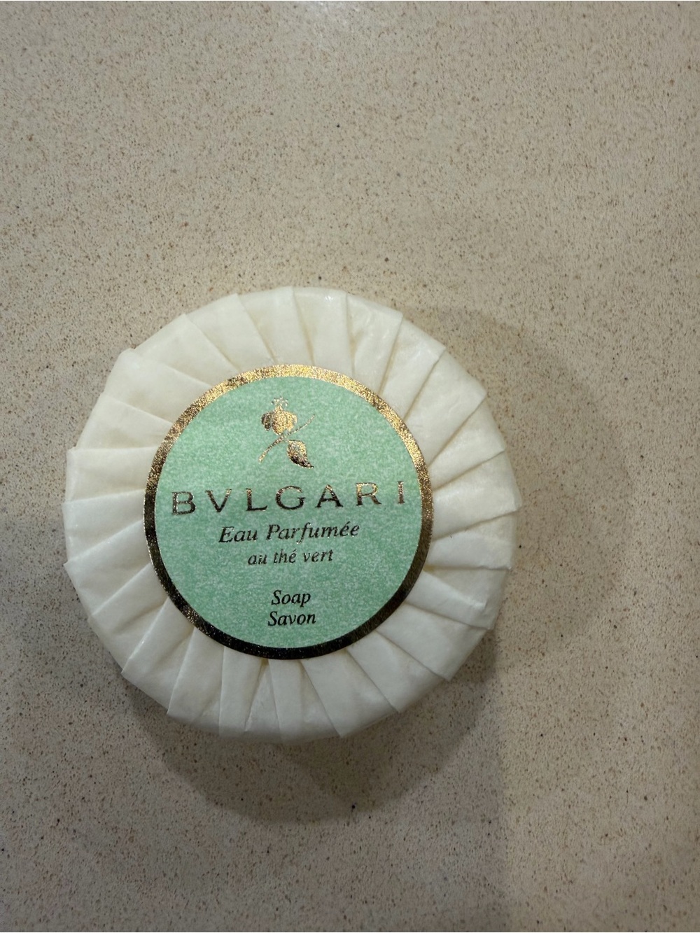 BVLGARI Eau Parfumée au Thé Vert Luxury Bath Soap Bar 50g / 1.7 oz New - Picture 3 of 5